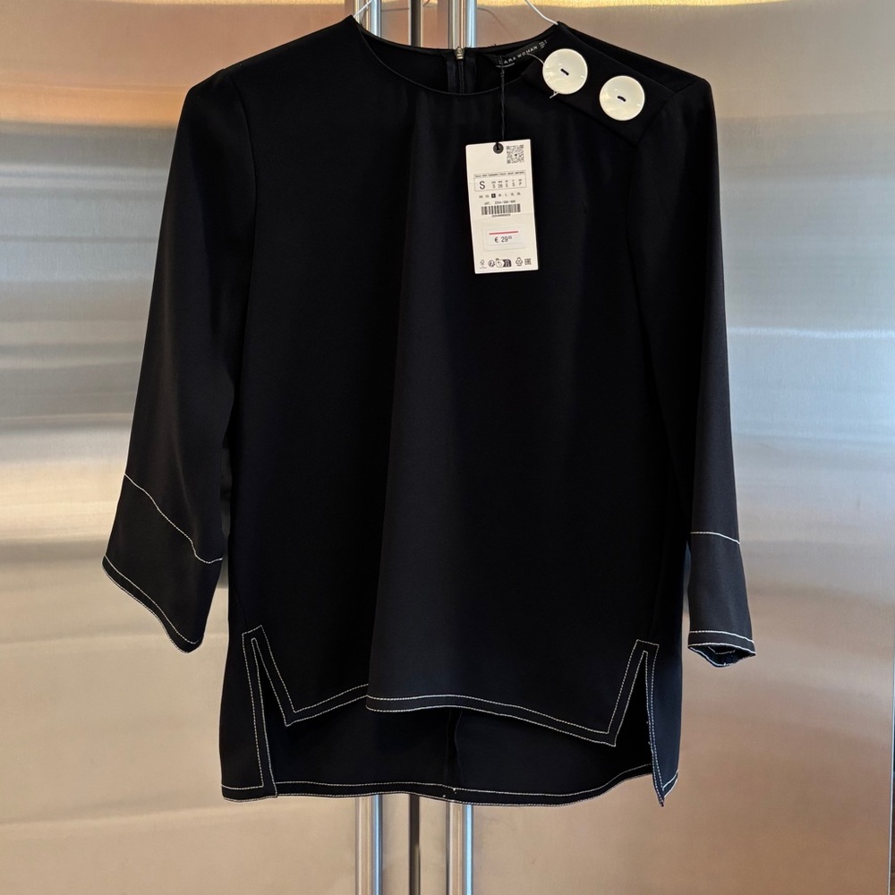 Black Zara Blouse